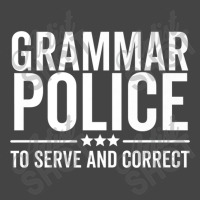 Police Grammar Police To Serve And Correct Funny Book Literature Basic T-shirt | Artistshot