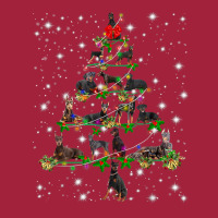 Doberman Pinscher Dogs Tree Christmas Sweater Xmas Pet Dog T Shirt Basic T-shirt | Artistshot