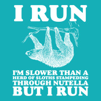 I Run. I'm Slower Than A Herd Of Sloths Stampeding Through Nutella Face Mask | Artistshot