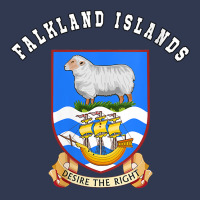 Womens Falkland Islands T Shirt Coat Of Arms Tee Flag Souvenir V Neck Basic Youth T-shirt | Artistshot