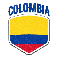 Colombia National Flag World Sport Stadium Fans Supporter Jersey Footb Raglan Crop Top | Artistshot