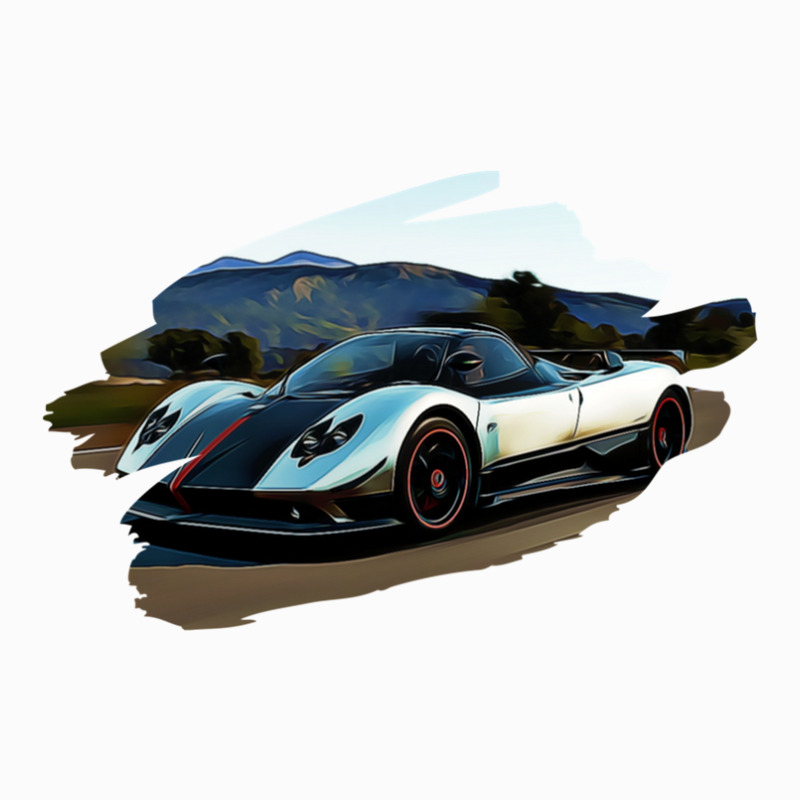 Pagani Zonda Cinque Racing Art Print Raglan Crop Top by ShawnMochol | Artistshot