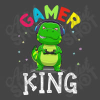 Thanksgiving Gamer King Trex Dinosaur Playing Video Games Kid Boys Gam Basic Youth T-shirt | Artistshot