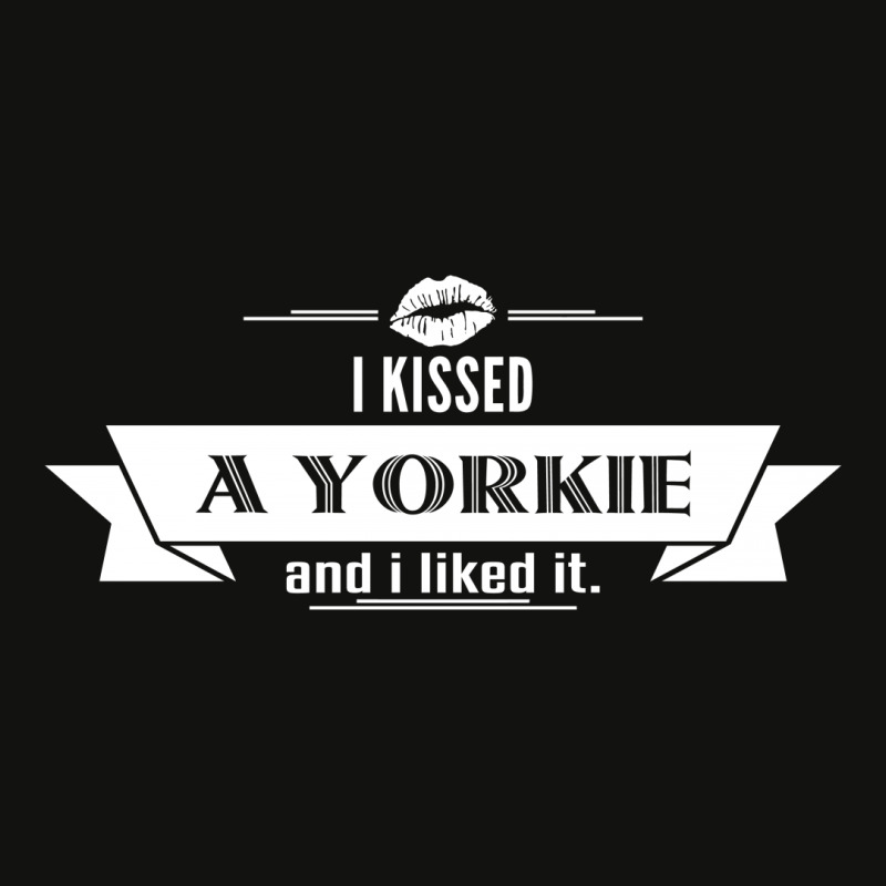 I Kissed A Yorkie And I Liked It Scorecard Crop Tee by tshiart | Artistshot