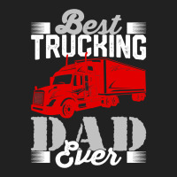 Best Trucking Dad Ever, Big Rig Trucker, Truckin Fathers Day Basic Youth T-shirt | Artistshot