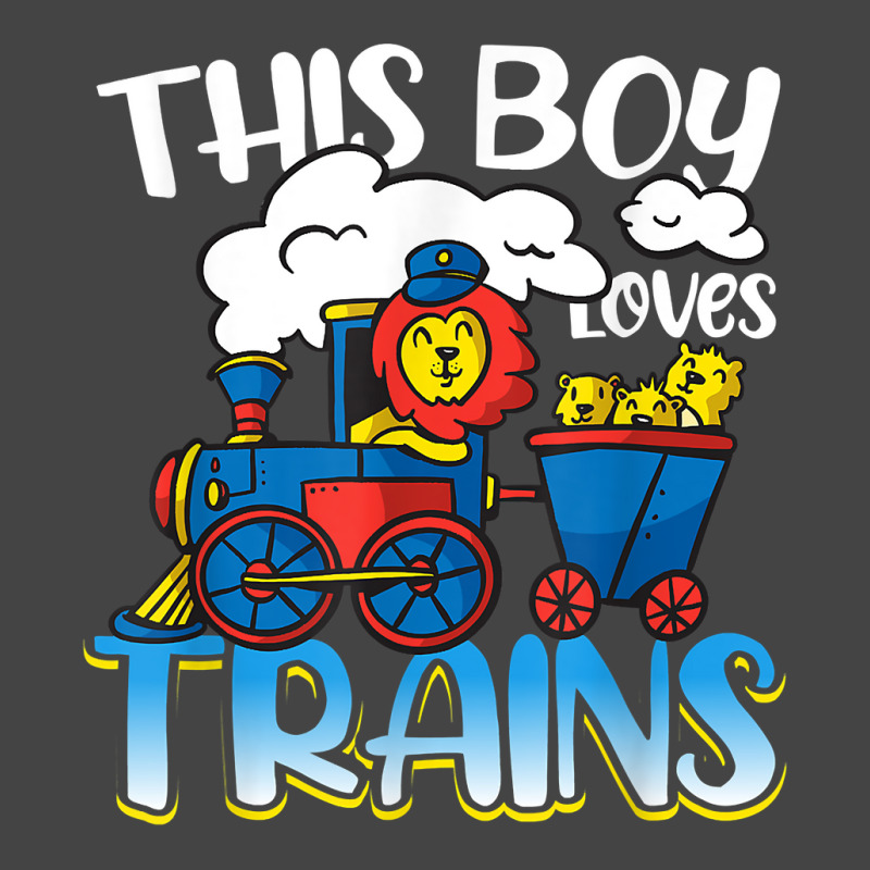 This Boy Loves Trains Train Wagon For Kids Boys T Shirt Basic Youth T-shirt by donatoherrigpwj | Artistshot