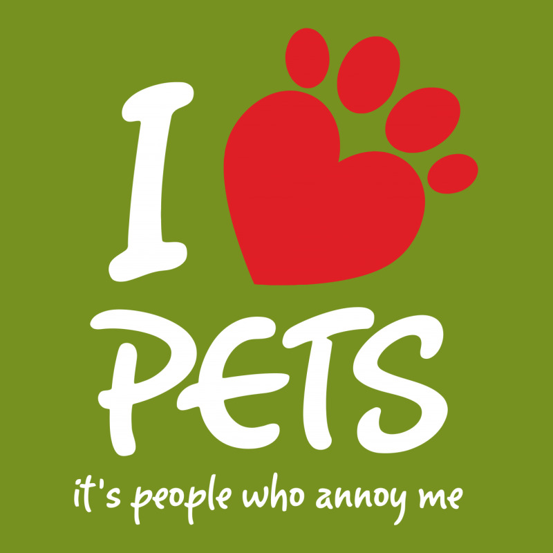 I Love Pets Its People Who Annoy Me Face Mask Rectangle | Artistshot