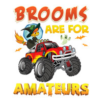 Brooms Are For Amateurs Witch Monster Car Halloween Scary Raglan Crop Top | Artistshot