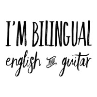 I'm Bilingual English And Guitar Raglan Crop Top | Artistshot