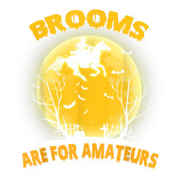 Brooms Are For Amateurs Shirt Witch Riding Horse Halloween Raglan Crop Top | Artistshot