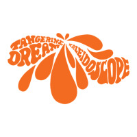 Kaleidoscope Tangerine Dream Raglan Crop Top | Artistshot