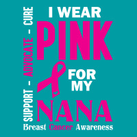 I Wear Pink For My Nana (breast Cancer Awareness) Face Mask Rectangle | Artistshot