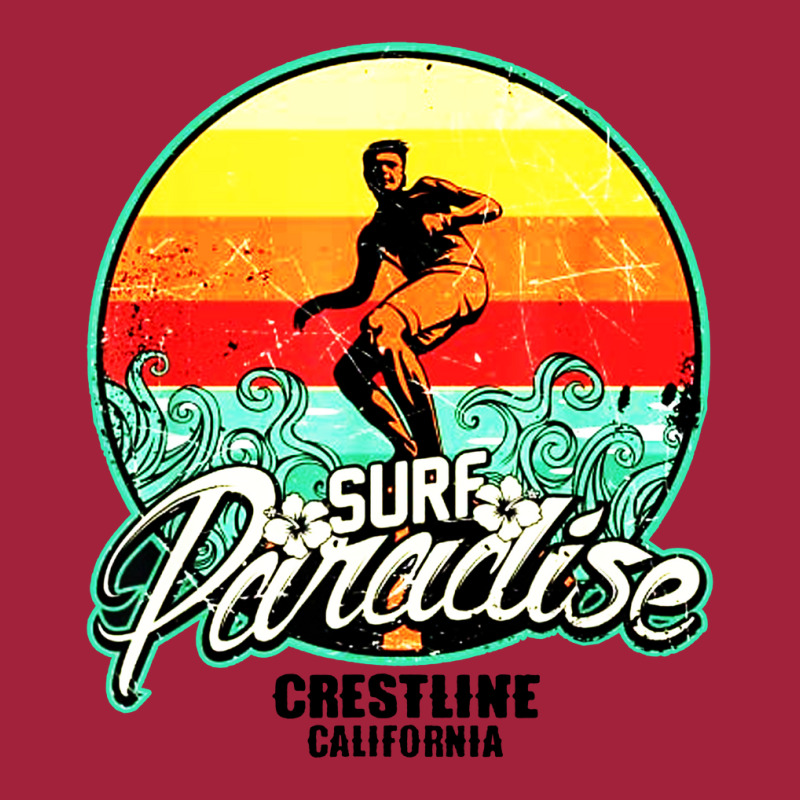 Crestline Surf Paradise Basic Youth T-shirt by althubich | Artistshot