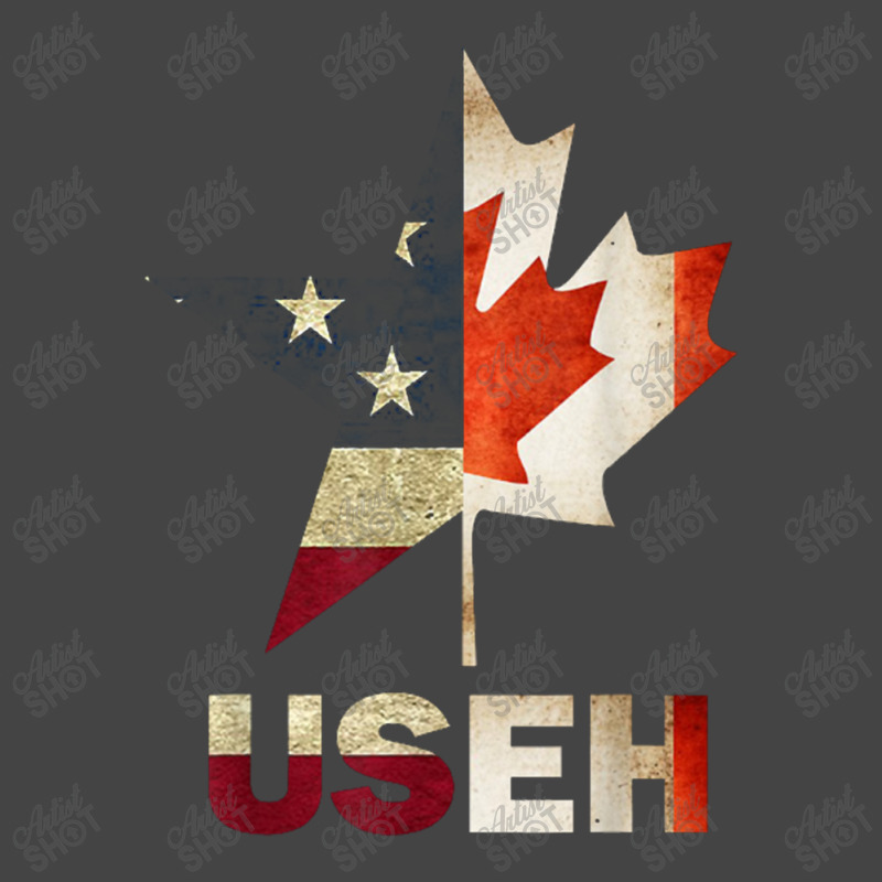 Useh Leaf Canadian American Flag Shirt Canada Usa Flag Gift Basic Youth T-shirt by michaelnaher | Artistshot