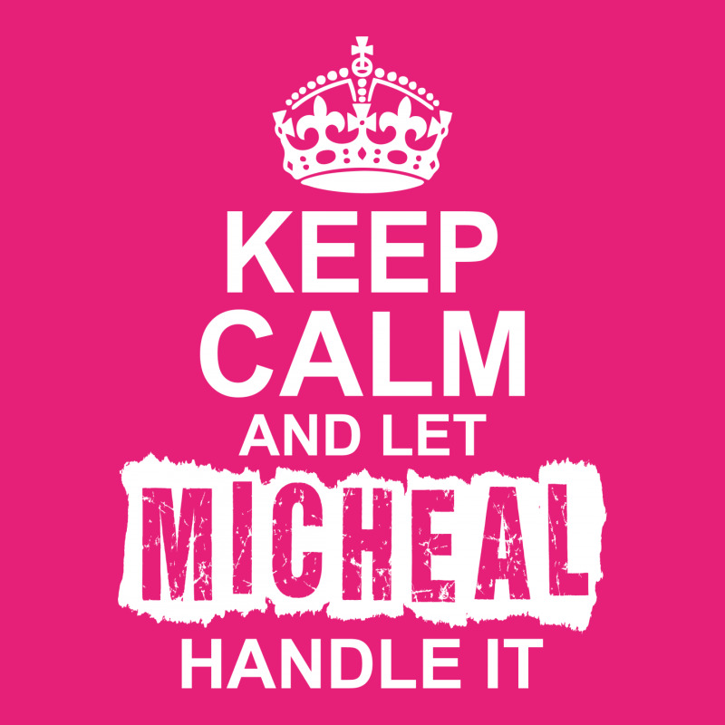 Keep Calm And Let Michael Handle It Scorecard Crop Tee by tshiart | Artistshot