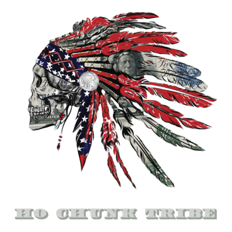 Ho Chunk Native American Indian Flag Money Headress Raglan Crop Top by cm-arts | Artistshot