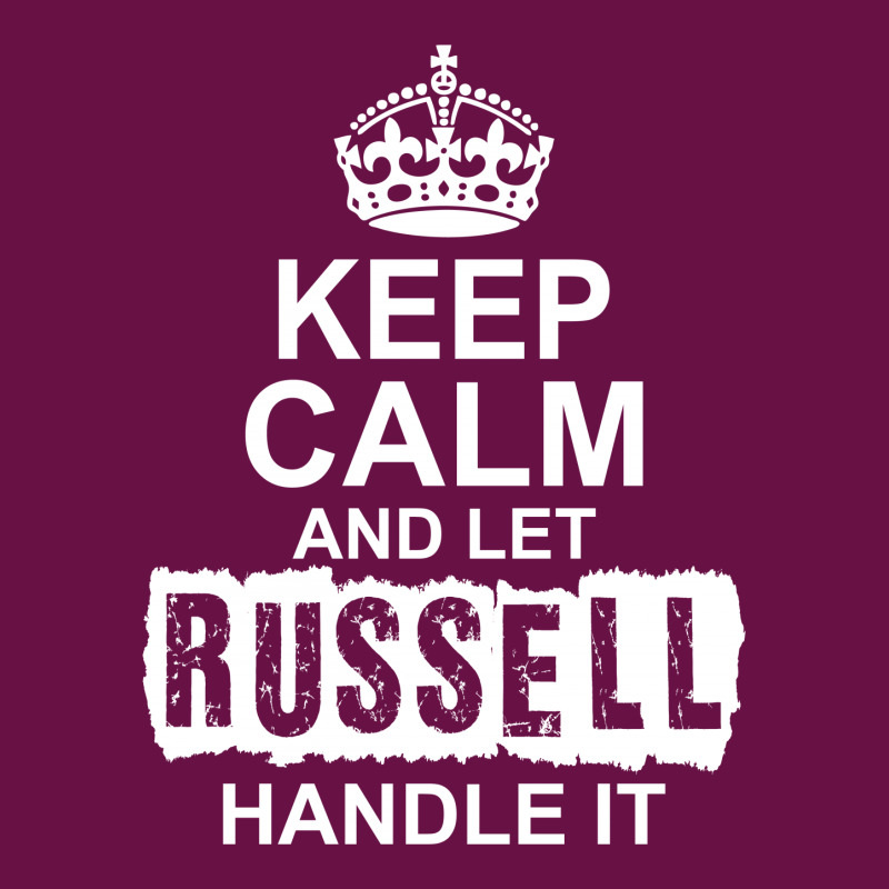 Keep Calm And Let Russell Handle It Face Mask | Artistshot