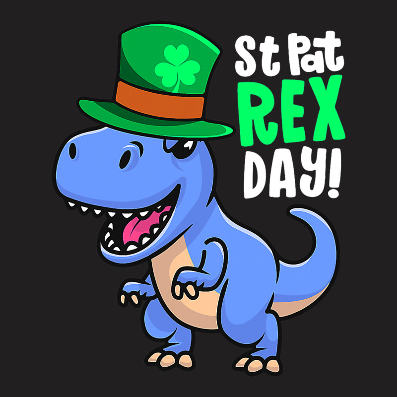 Happy St Pat Rex Day Dinosaur Irish Shamrock St Pa T-shirt | Artistshot