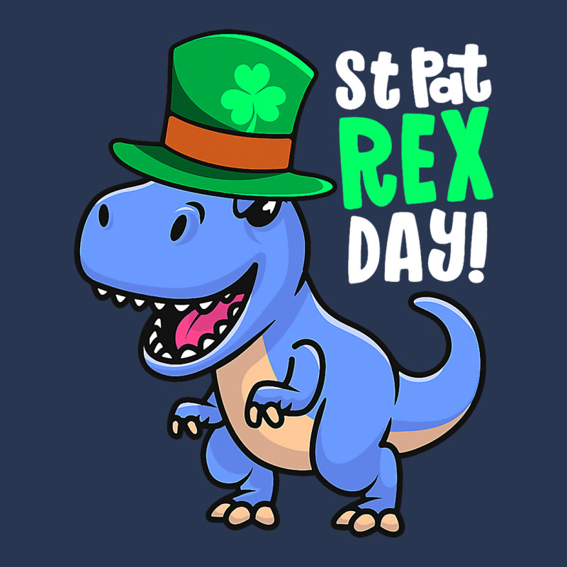 Happy St Pat Rex Day Dinosaur Irish Shamrock St Pa Men Denim Jacket | Artistshot