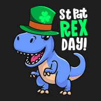 Happy St Pat Rex Day Dinosaur Irish Shamrock St Pa Classic T-shirt | Artistshot