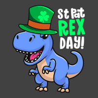 Happy St Pat Rex Day Dinosaur Irish Shamrock St Pa Vintage T-shirt | Artistshot