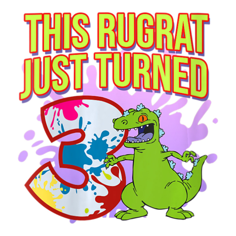 Mademark X Rugrats Womens This Rugrat Just Turned 3 3rd Birthday Party Raglan Crop Top by Kandurip541 | Artistshot