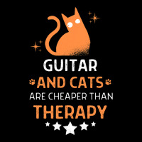 Guitar And Cats Are Cheaper Than A Therapy Men Wom V-neck Tee | Artistshot