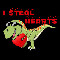 I Steal Hearts Dinosaur Dino T Rex Valentines Day  Camping Chair | Artistshot