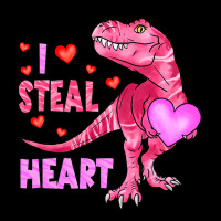 I Steal Hearts Dinosaur Lover Kids Boys Valentines Camping Chair | Artistshot