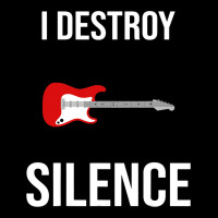 Guitar I Destroy Silence 1 Cropped Sweater | Artistshot