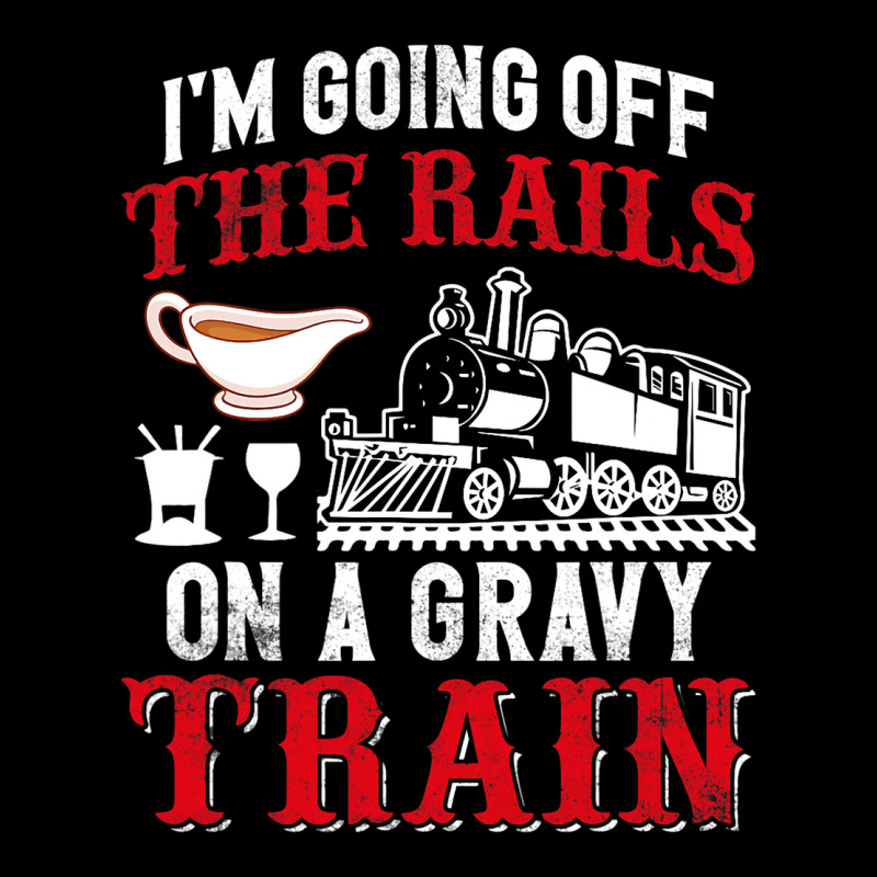 Im Going Off The Rails On A Gravy Train V-neck Tee | Artistshot