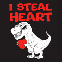 I Steal Hearts Shirt Dinosaur T Rex Valentines Day Waist Apron | Artistshot