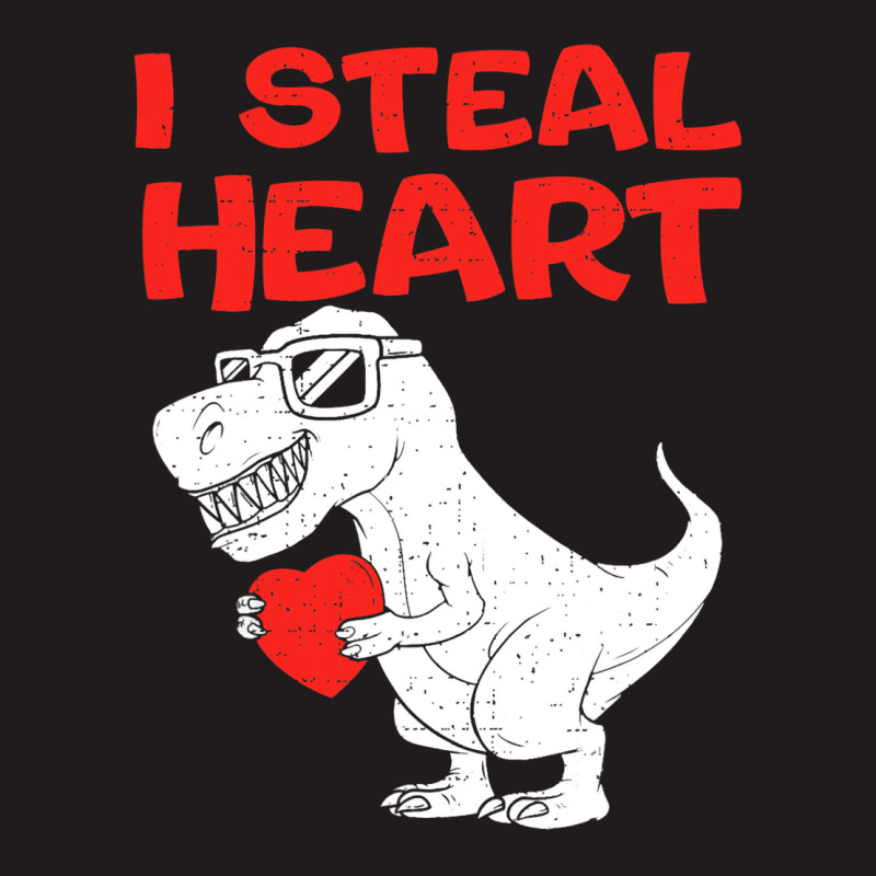 I Steal Hearts Shirt Dinosaur T Rex Valentines Day Waist Apron | Artistshot