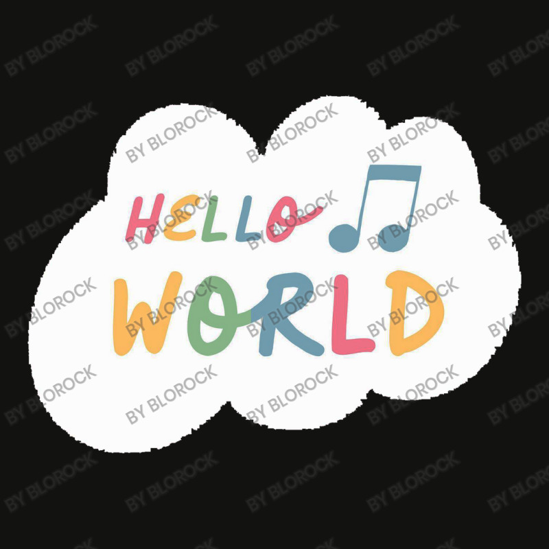 Hello World Scorecard Crop Tee by blorock | Artistshot