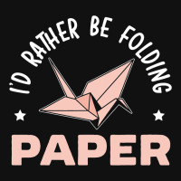 Id Rather Be Folding Paper Origami Master Paper Fo Front Car Mat | Artistshot