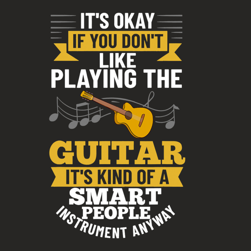 Guitar Lesson Guitarist Beginner Music Instrument  Ladies Fitted T-Shirt by KarimSatterfield | Artistshot