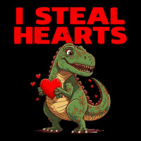 I Steal Hearts Trex Cute Valentines Day Boys Girls Lightweight Hoodie | Artistshot