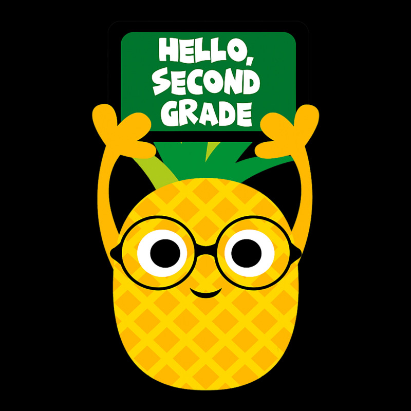 Hello Second Grade Funny Pineapple Back To School Adjustable Cap | Artistshot