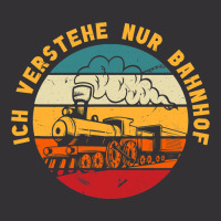 I Understand Nur Bahnhof Wortwitz Train Railway Lo Vintage Hoodie And Short Set | Artistshot