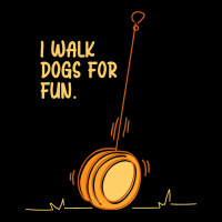 I Walk Dogs For Fun Circular Object Yoyo Toy Fleece Short | Artistshot