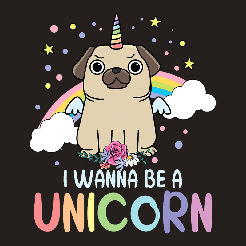 I Wanna Be A Unicorn Rainbow Puppy Magic Tank Top | Artistshot