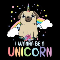 I Wanna Be A Unicorn Rainbow Puppy Magic Fleece Short | Artistshot