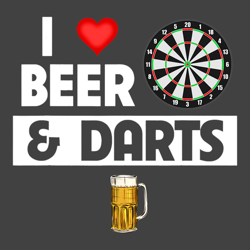 I Love Beer And Darts Board Game Tournament Player Vintage T-shirt | Artistshot