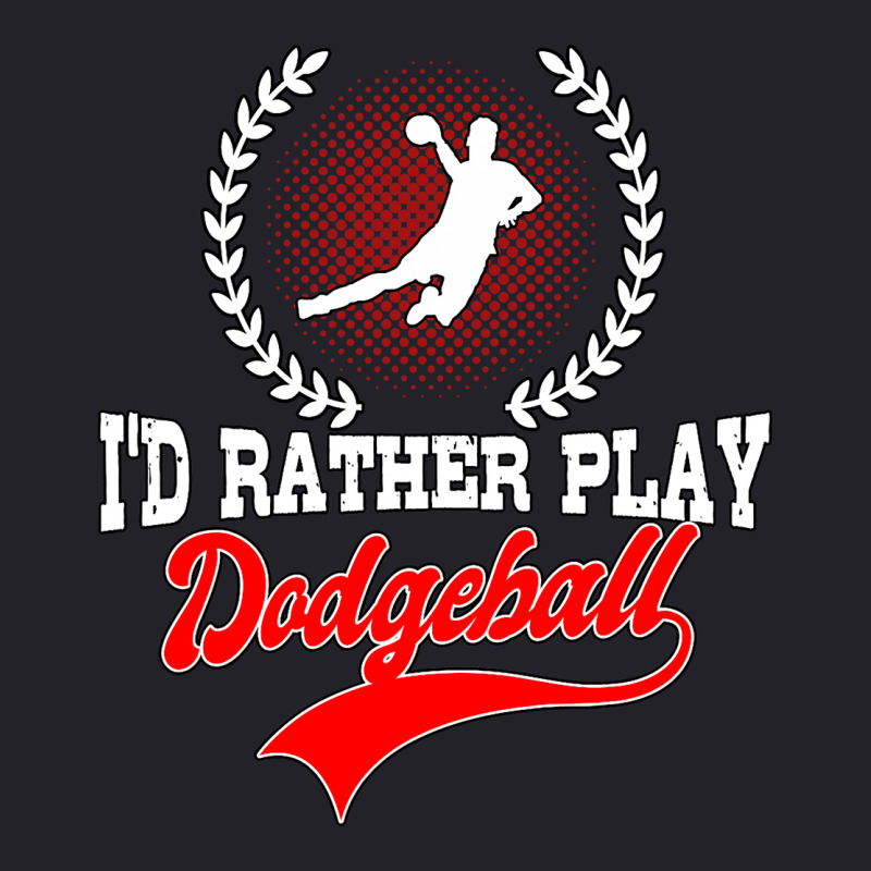 Id Rather Play Dodgeball Player Gift Dodgeball Unisex Sherpa-lined Denim Jacket | Artistshot