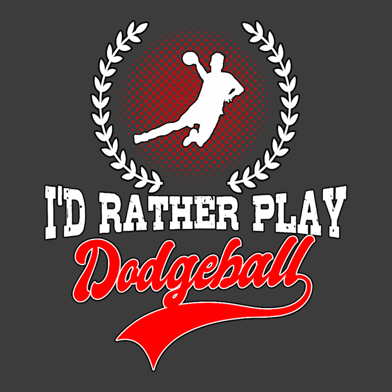 Id Rather Play Dodgeball Player Gift Dodgeball Men's Polo Shirt | Artistshot