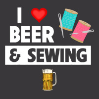 I Love Beer And Sewing Thread And Needle Knitting  Ladies Curvy T-shirt | Artistshot