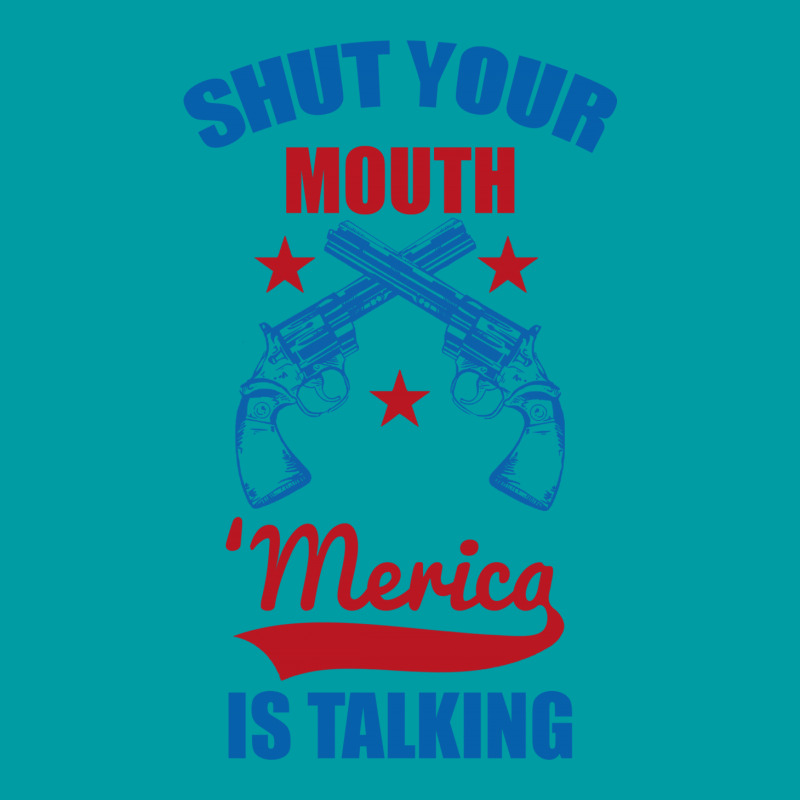 Shut Your Mouth 'merica Is Talking Face Mask | Artistshot