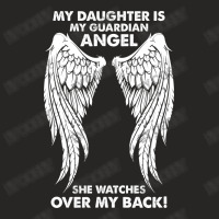 My Daughter Is My Guardian Angel She Watches Over Ladies Fitted T-shirt | Artistshot