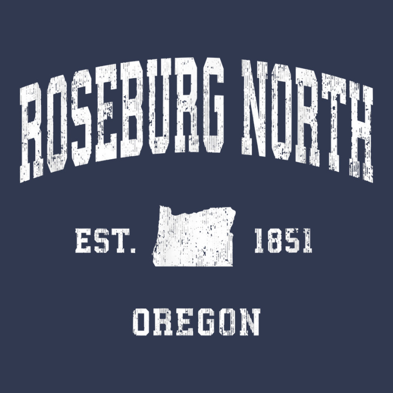 Roseburg North Oregon Or Vintage Athletic Sports Design T Shirt Basic T-shirt by kewisharemeliadq | Artistshot