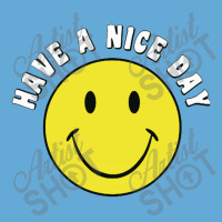 Retro Have A Nice Day Smile Happy Face Basic T-shirt | Artistshot